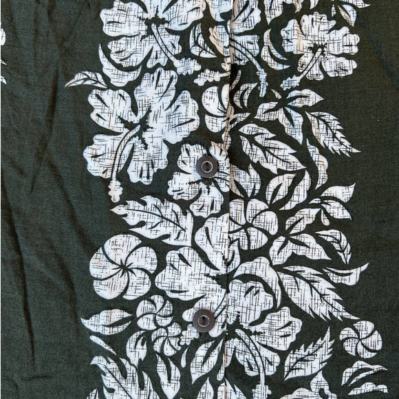 Vintage Ocean Current Mens Shirt XL Button Down 100% Rayon Tropical Floral Print - Picture 5 of 9